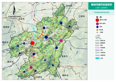 贛州繪就發(fā)展新藍(lán)圖 “兩市四區(qū)三軸”引領(lǐng)城市未來高速發(fā)展